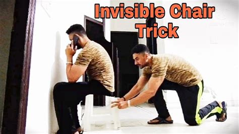 invisible chair trick